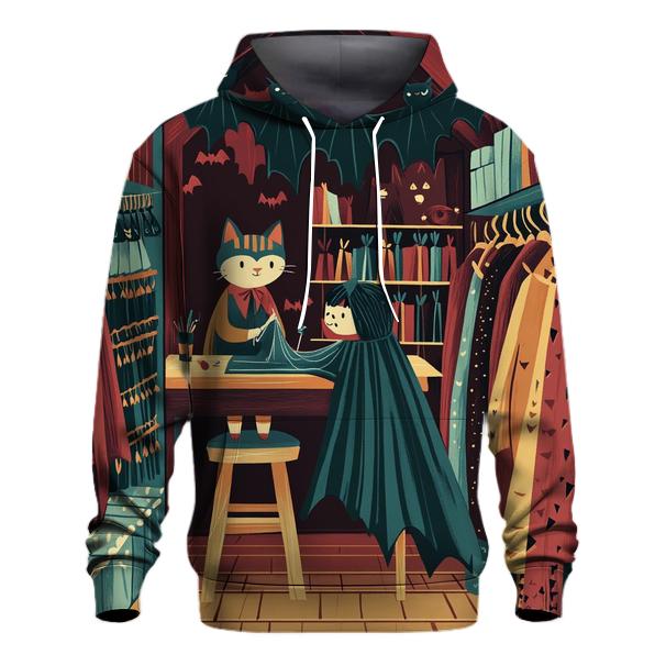 Spooky Costume Tailor Shop At Midnight lightweight hoodies