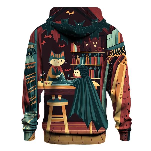 Spooky Costume Tailor Shop At Midnight lightweight hoodies