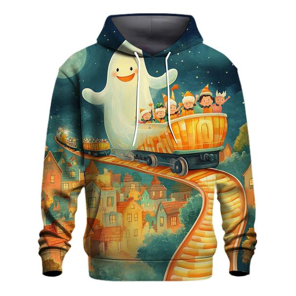 Ghost Train On The Haunted Candy Rails designer hoodies