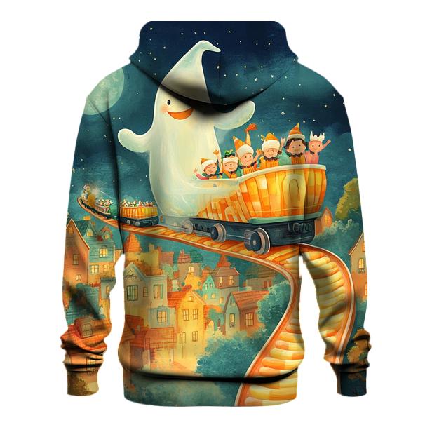 Ghost Train On The Haunted Candy Rails designer hoodies