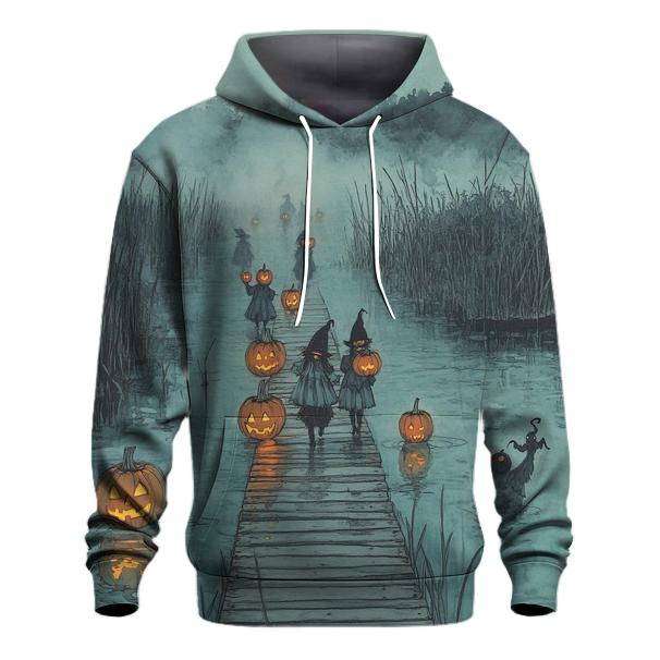 Lantern Parade In The Halloween Marshlands hoodies fashion