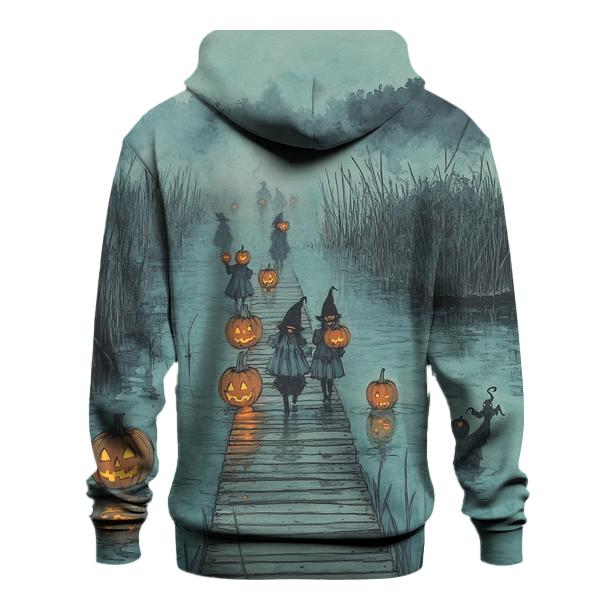Lantern Parade In The Halloween Marshlands hoodies fashion