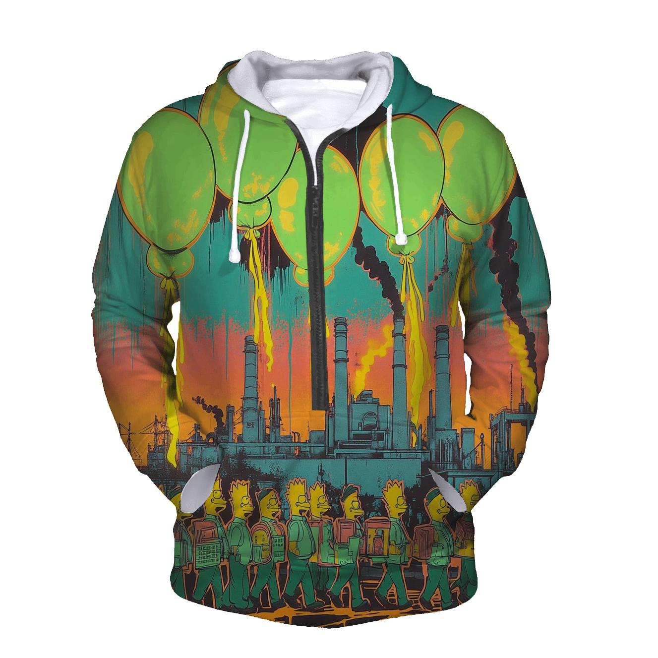 Power Plant Meltdown Parade heavyweight hoodies