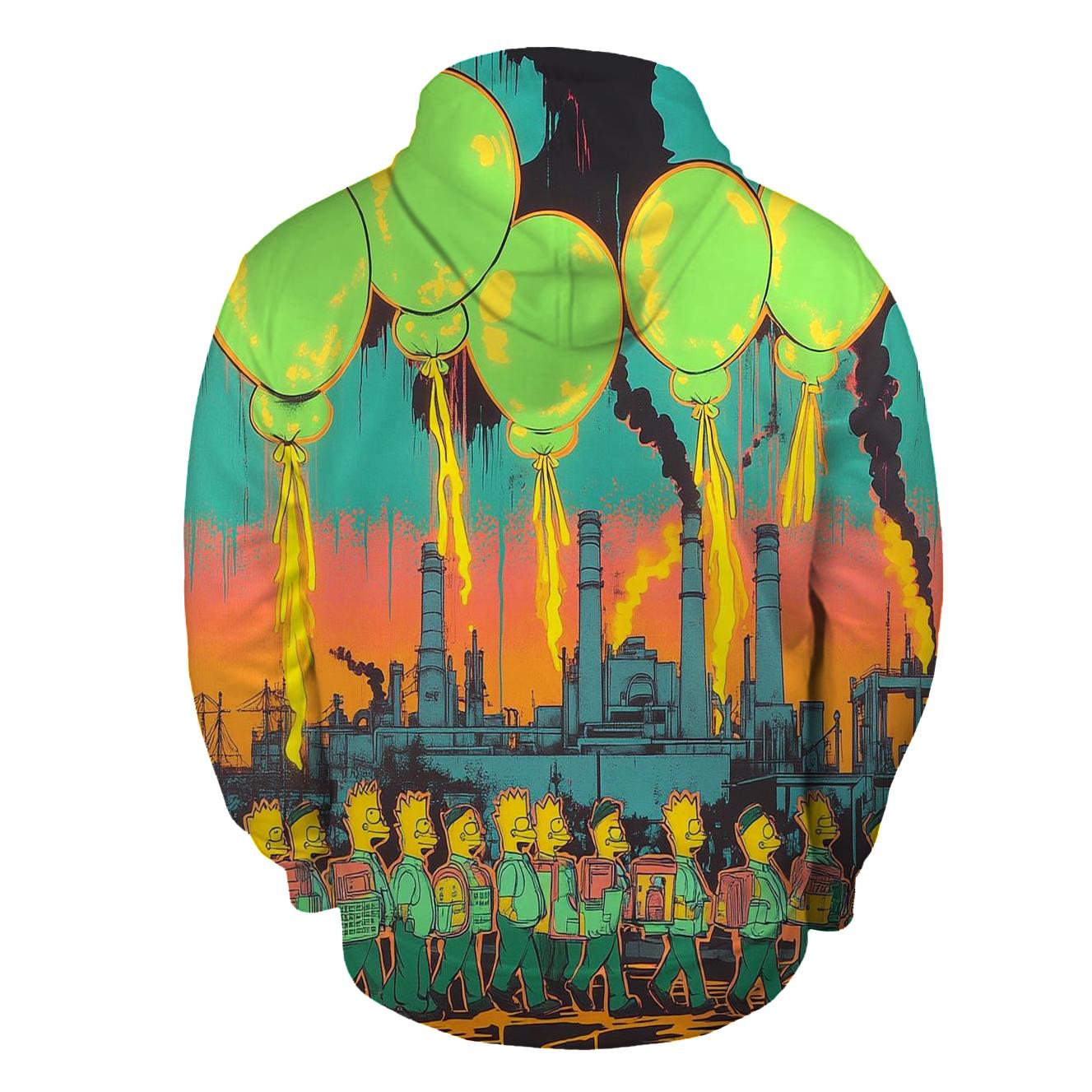 Power Plant Meltdown Parade heavyweight hoodies