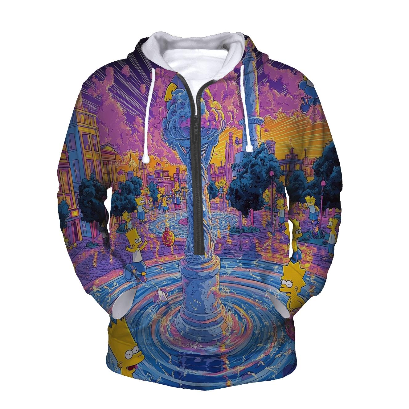 Town Square Time Loop Mayhem zip-up hoodies