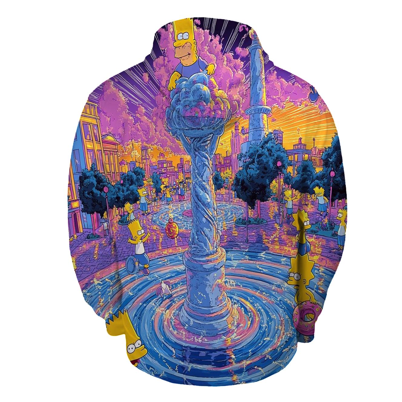 Town Square Time Loop Mayhem zip-up hoodies