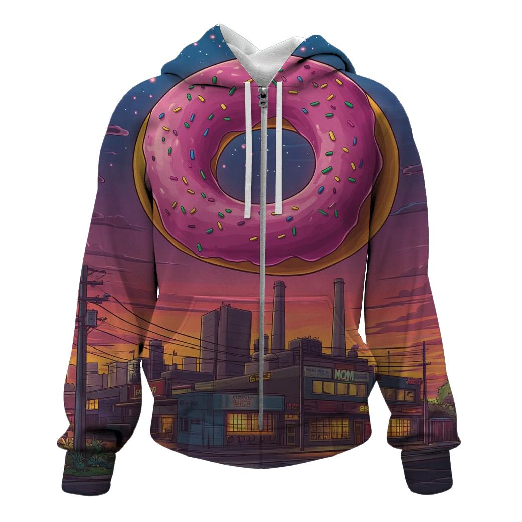 Springfield Skyline Donut Orbit heavyweight hoodies