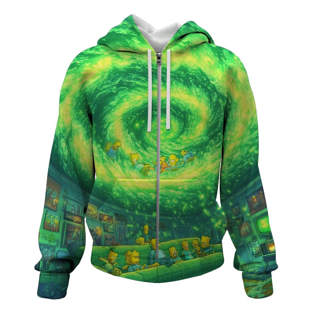 Nuclear Glow Couch Spiral designer hoodies