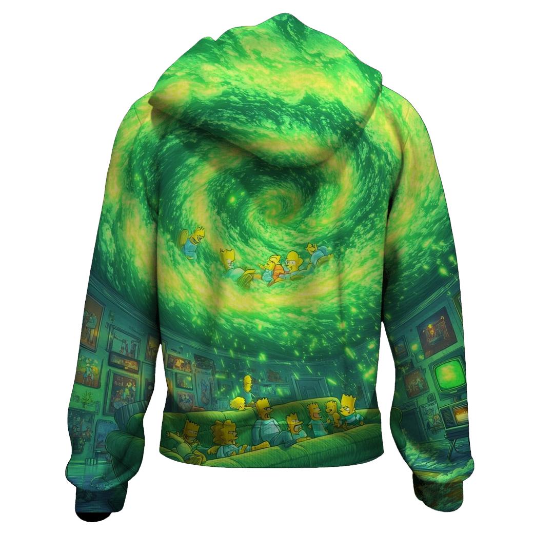 Nuclear Glow Couch Spiral designer hoodies
