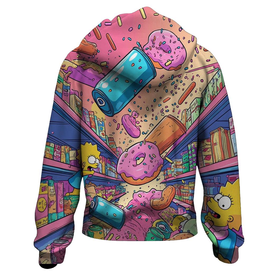 Kwik E Mart Aisle Avalanche premium hoodies