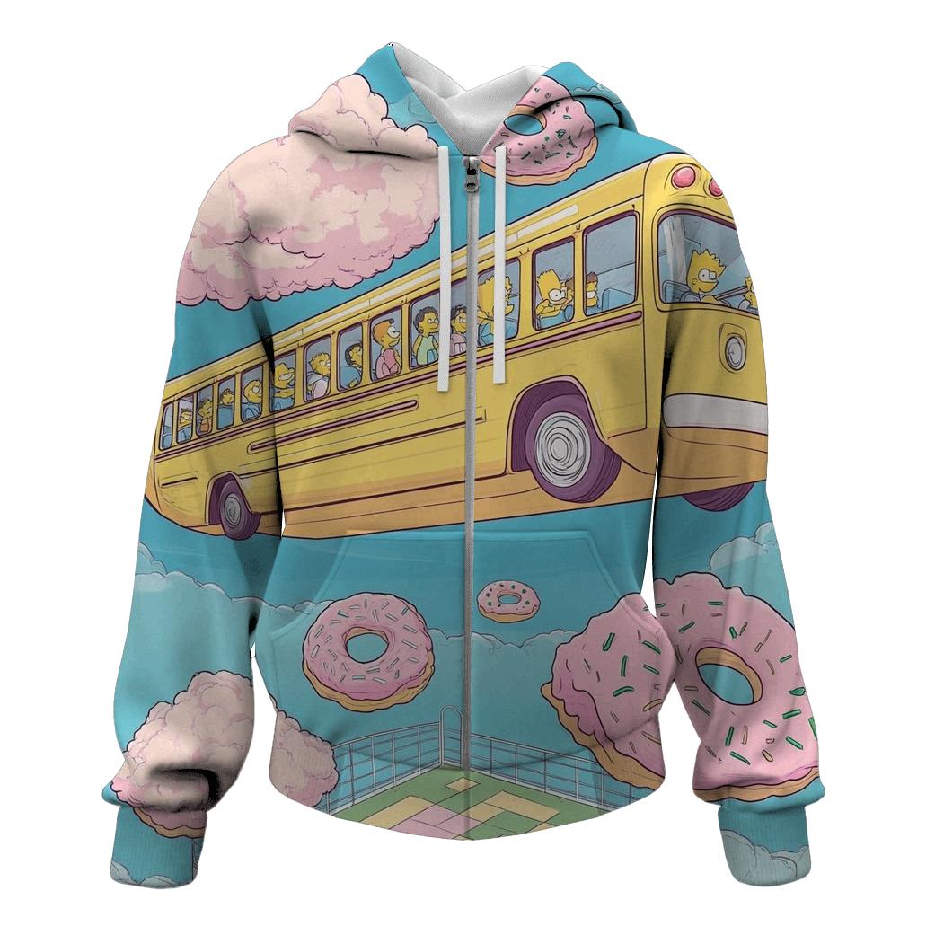 Springfield School Bus Daydream hoodie trends