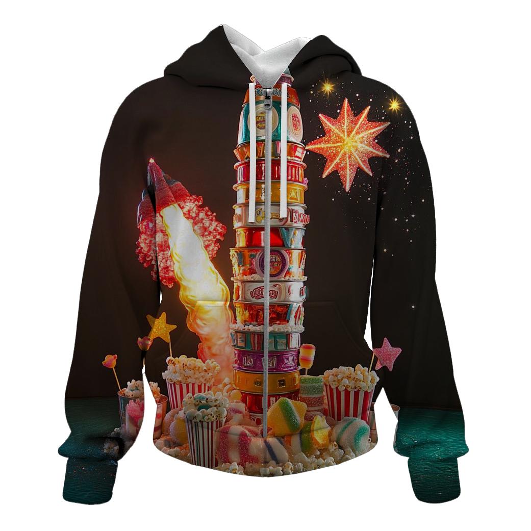 Soda Rocket Carnival Launch heavyweight hoodies