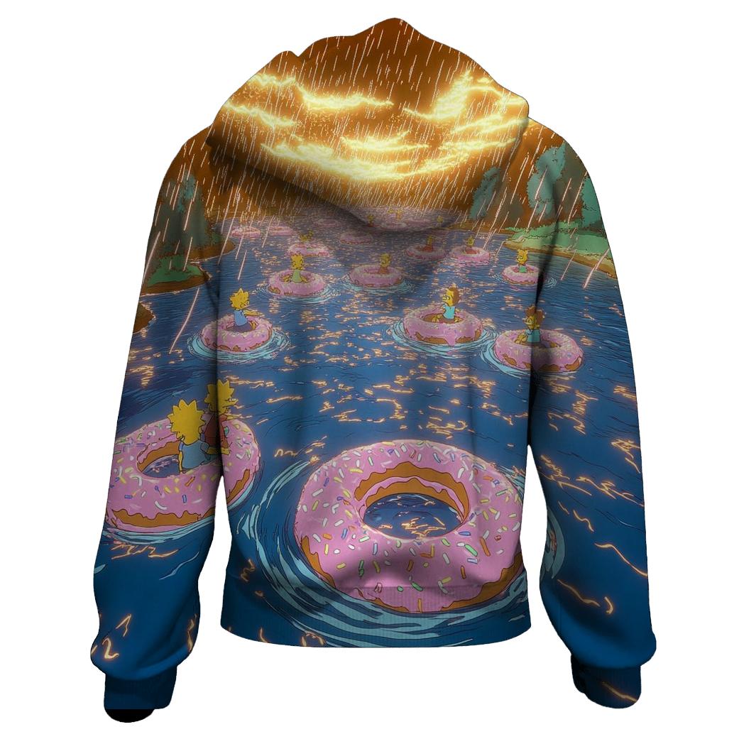 Donut Storm Over Springfield Lake hoodie trends