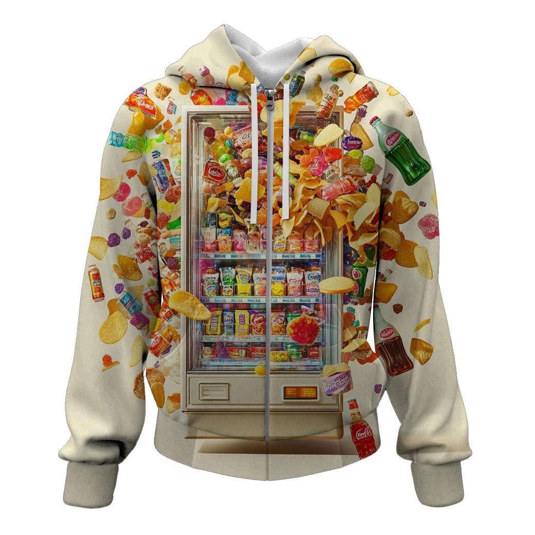 Rainbow Vending Machine Overload premium hoodies