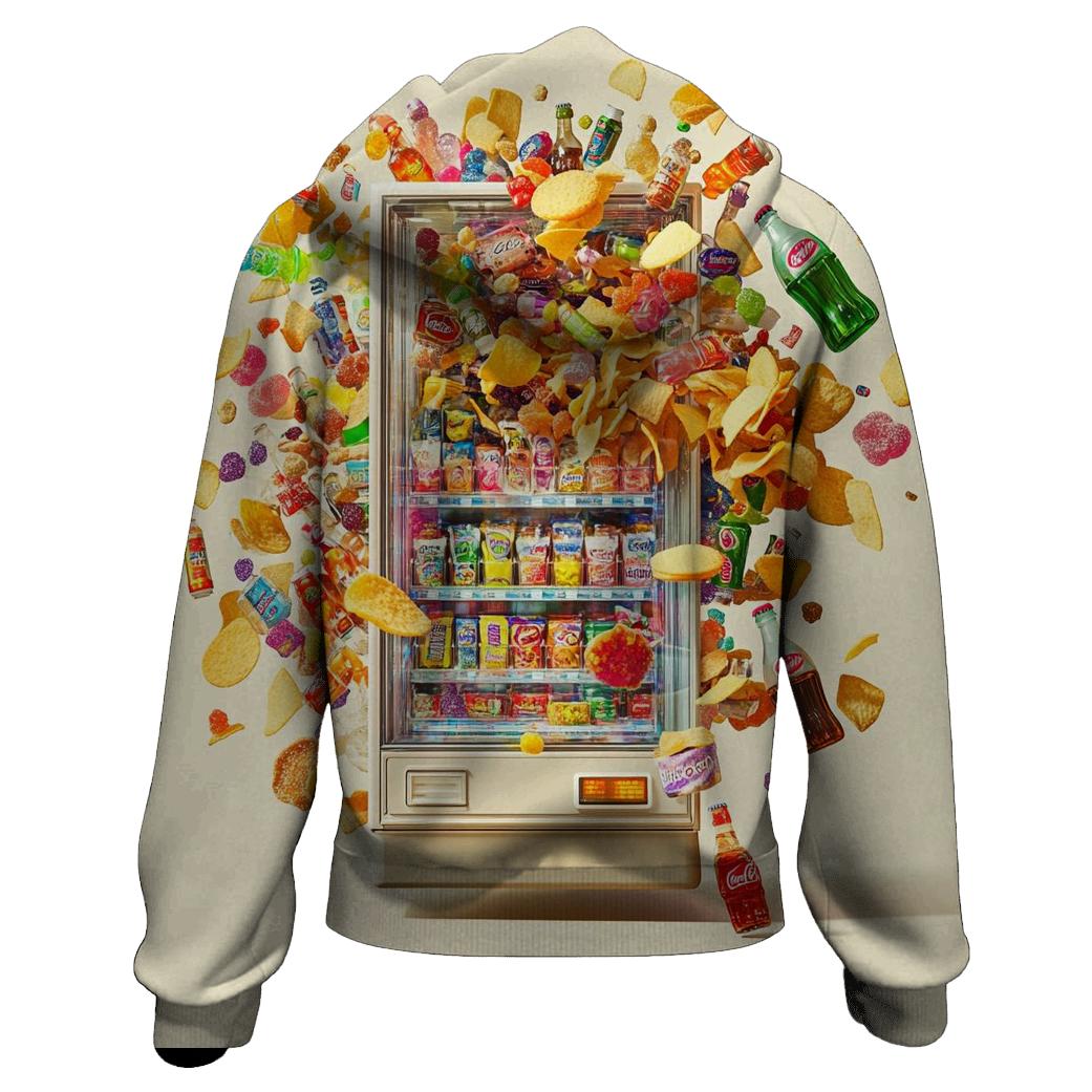 Rainbow Vending Machine Overload premium hoodies