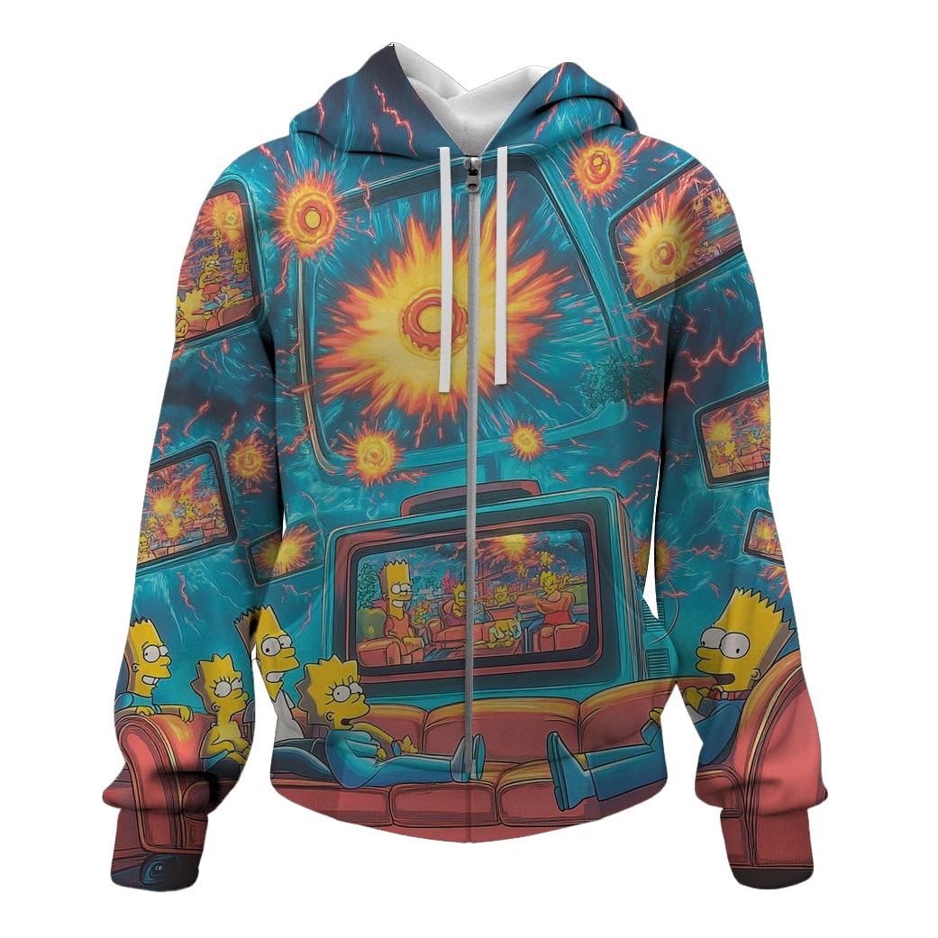 Living Room Retro Channel Carousel hoodies fashion