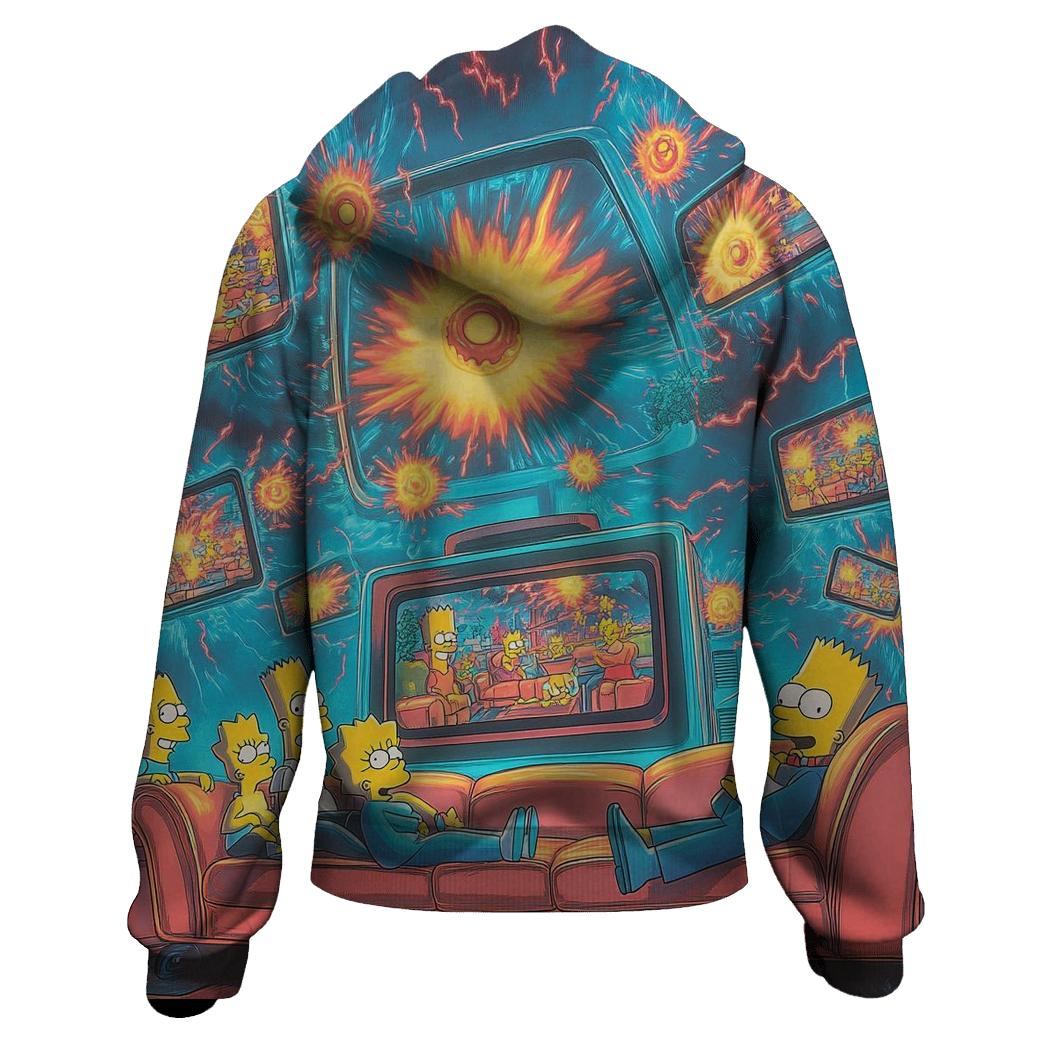 Living Room Retro Channel Carousel hoodies fashion