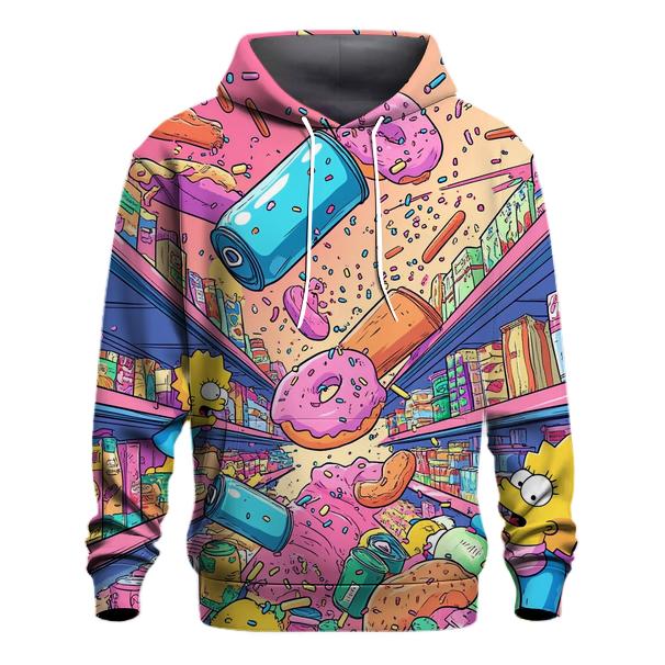 Kwik E Mart Aisle Avalanche premium hoodies