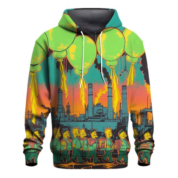 Power Plant Meltdown Parade premium hoodies