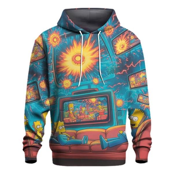 Living Room Retro Channel Carousel premium hoodies