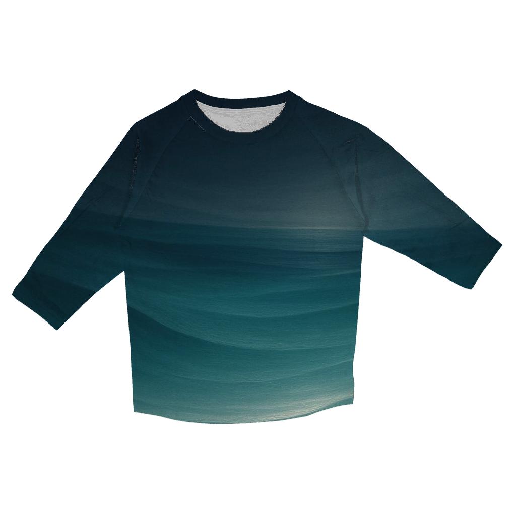 Lunar Tidal Bloom custom 3/4 sleeve shirts