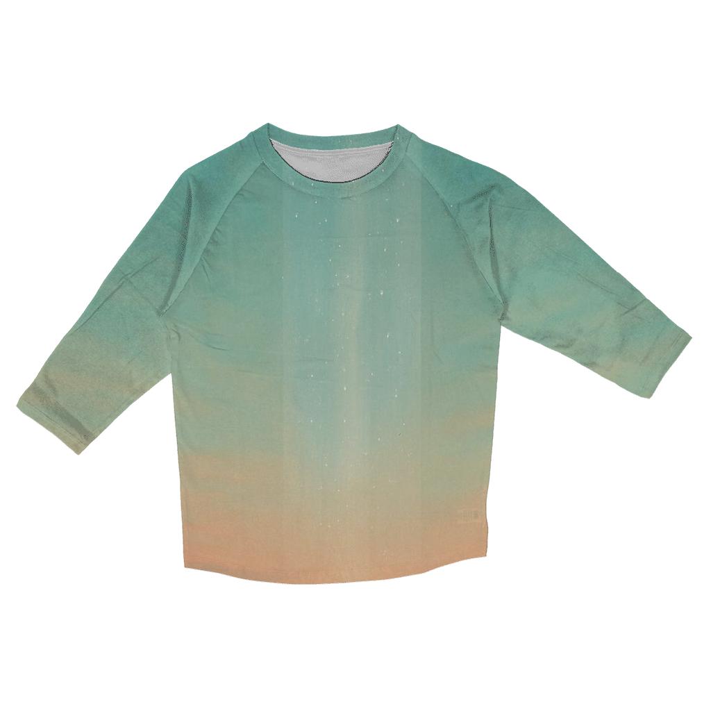 Luminous Horizon Veil trendy 3/4 sleeve tops