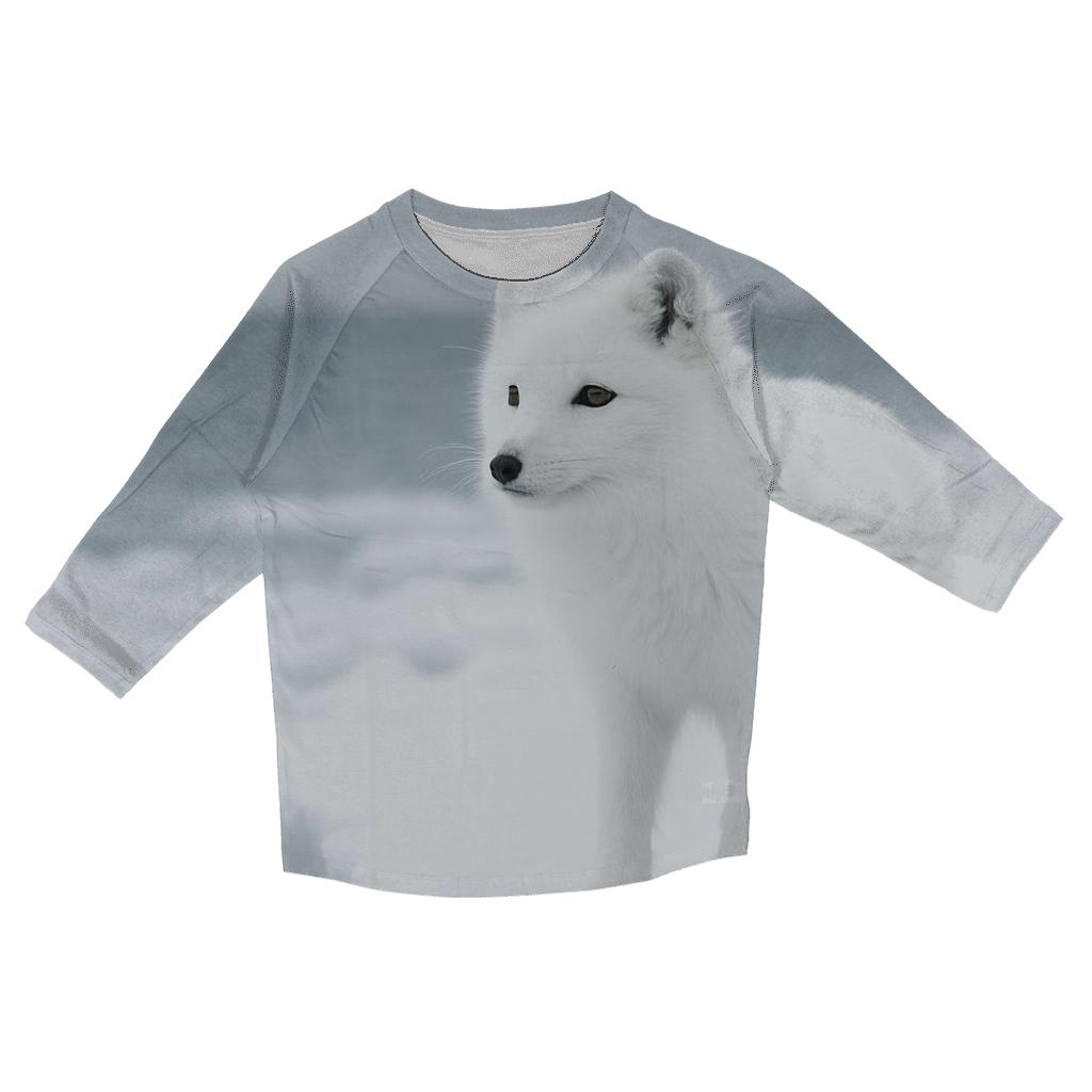Glacial Edge Fox Vigil fashion 3/4 sleeve shirts