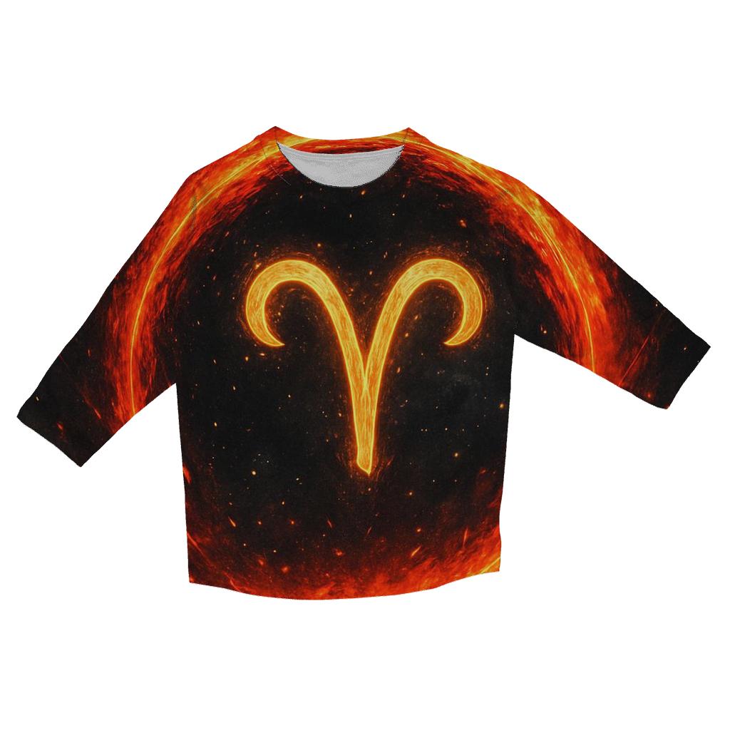 Aries Fire Gateway Portal custom 3/4 sleeve shirts