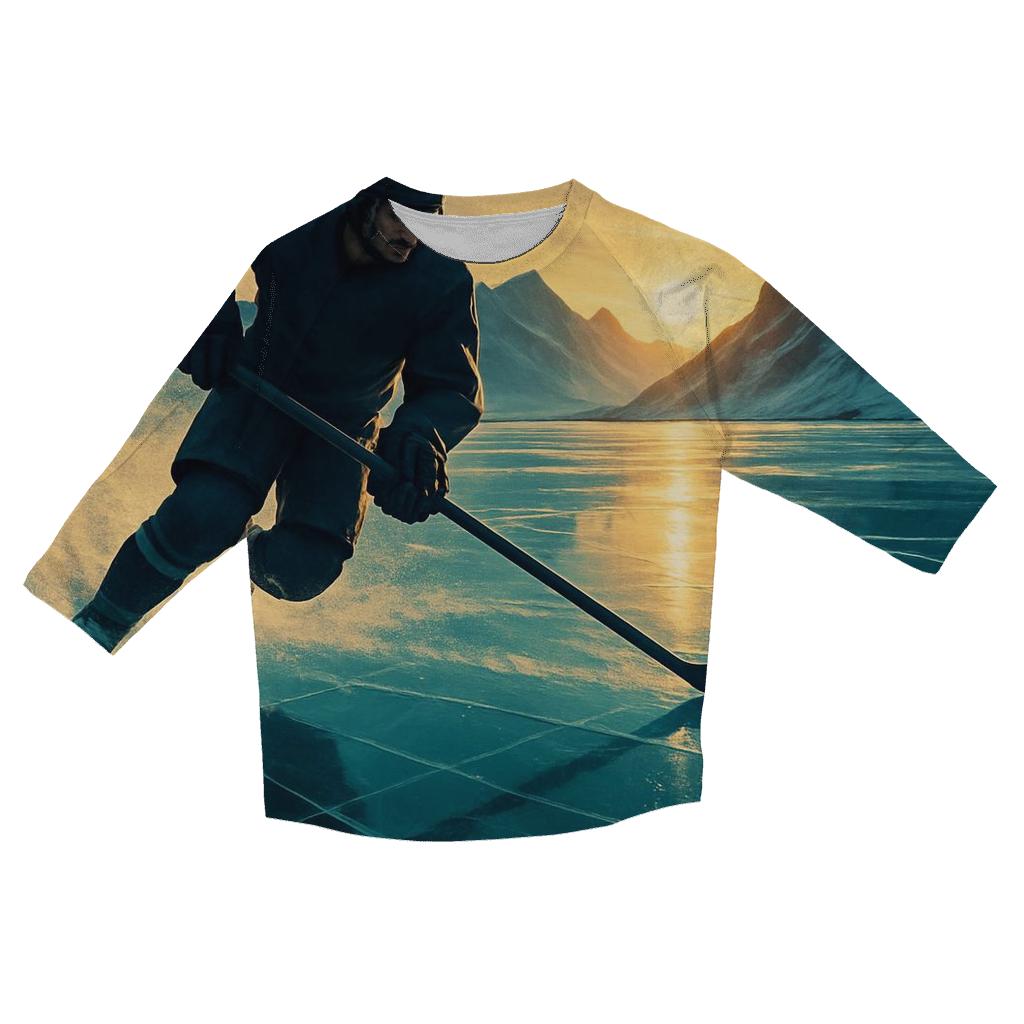 Arctic Ice Hockey Clash stylish quarter sleeve tops