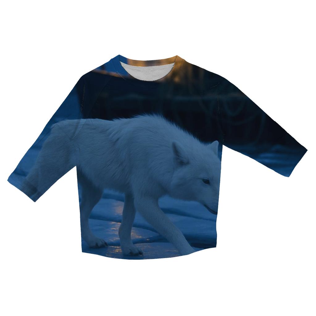 Harbor Ice Wolf Crossing stylish quarter sleeve tops