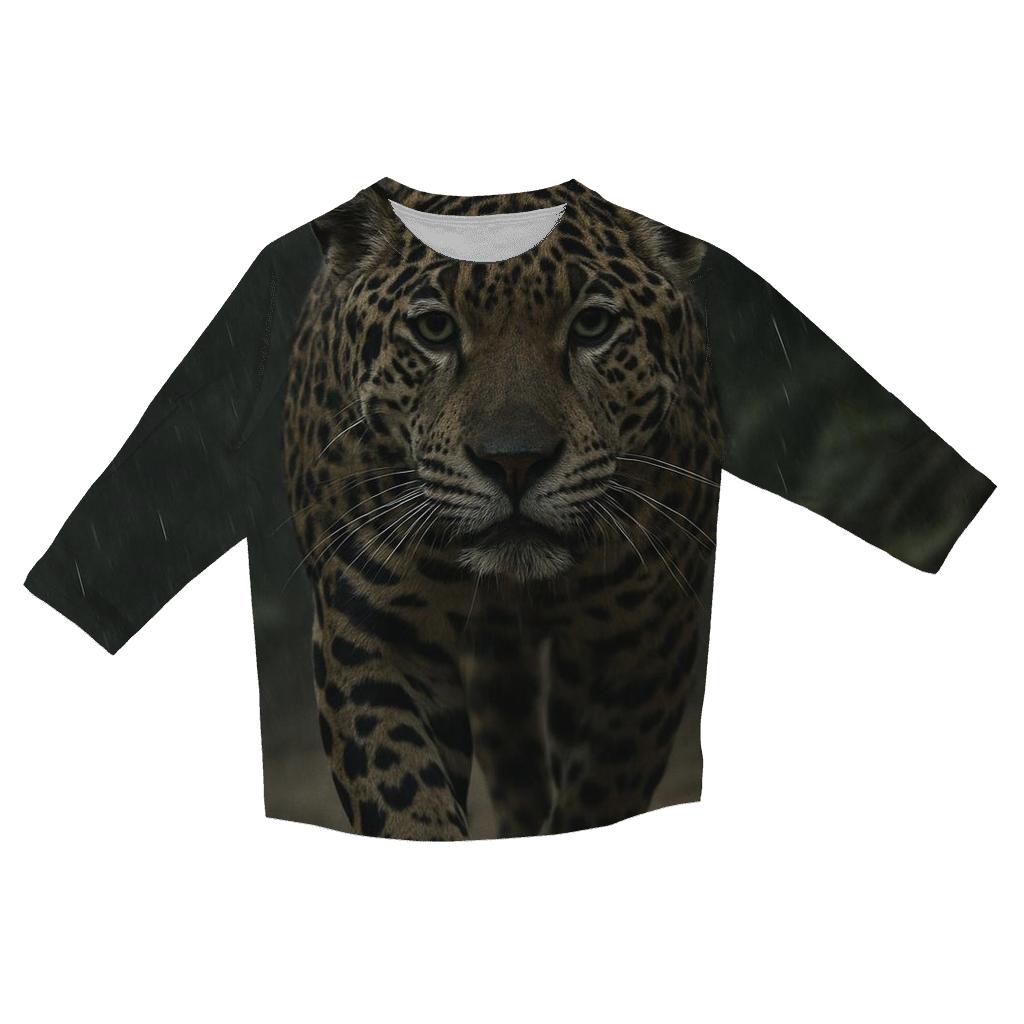 Rain Soaked Jaguar Patrol stylish quarter sleeve tops