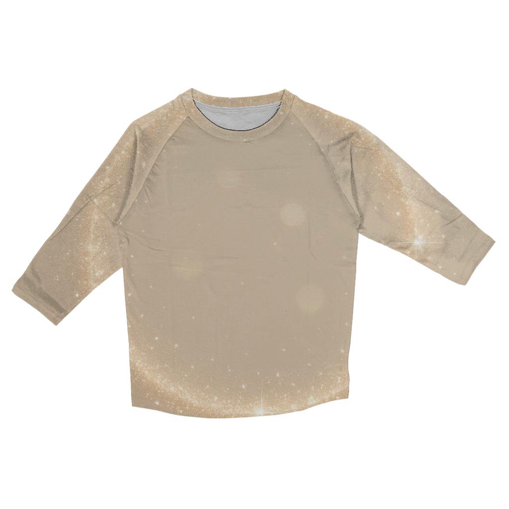 Champagne Stardust Halo cotton quarter sleeve shirts