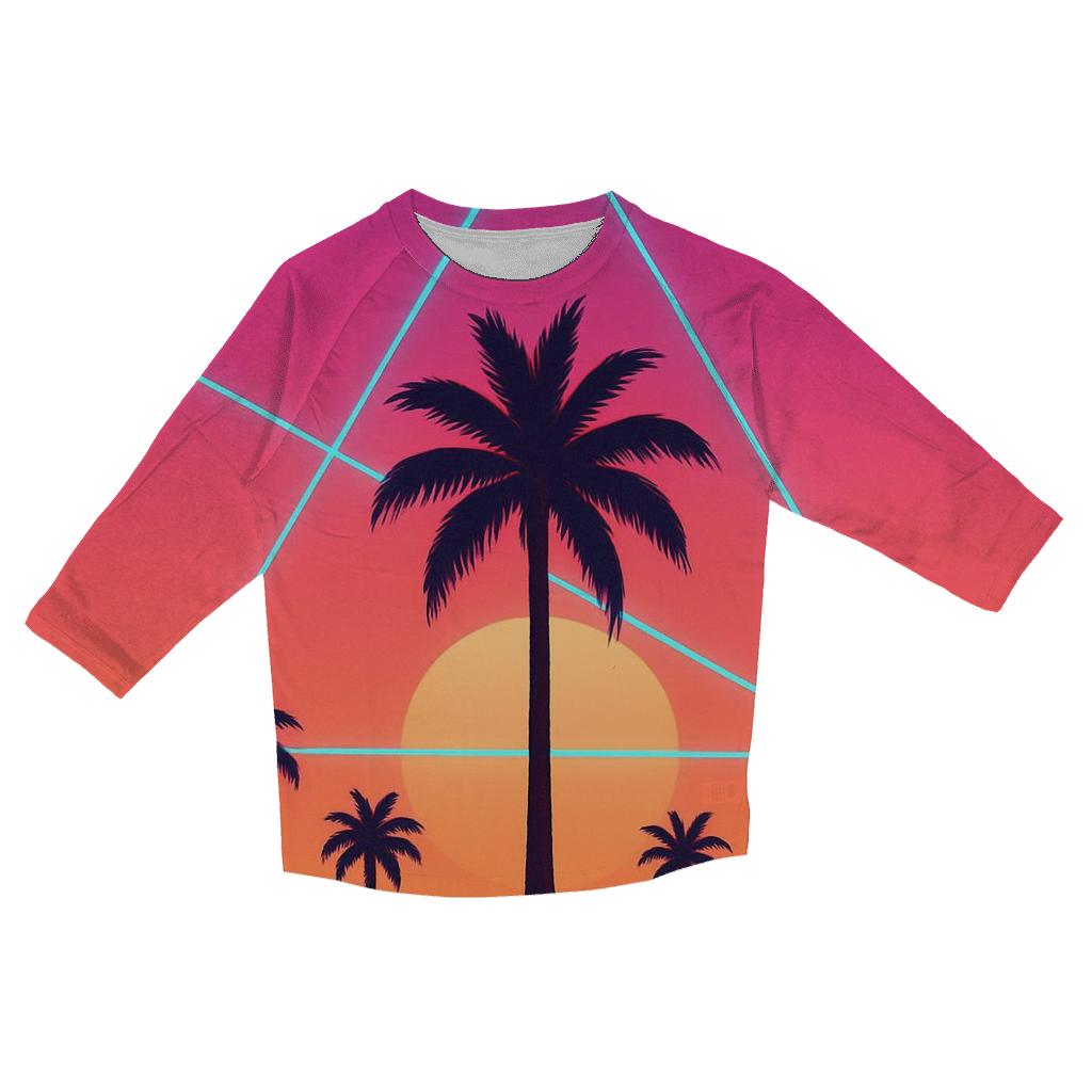 Laser Palm Mirage custom 3/4 sleeve shirts
