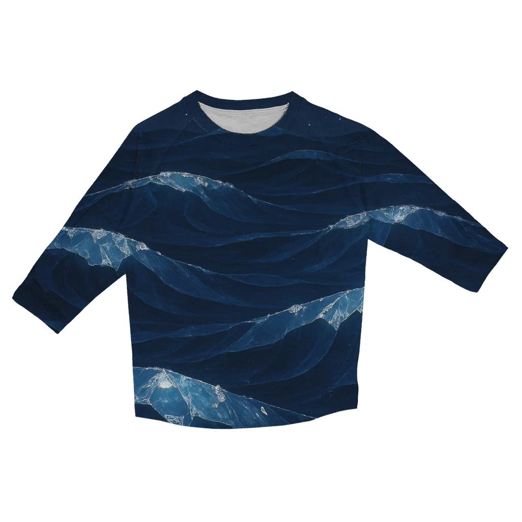 Midnight Crystal Tides personalized 3/4 sleeve tees