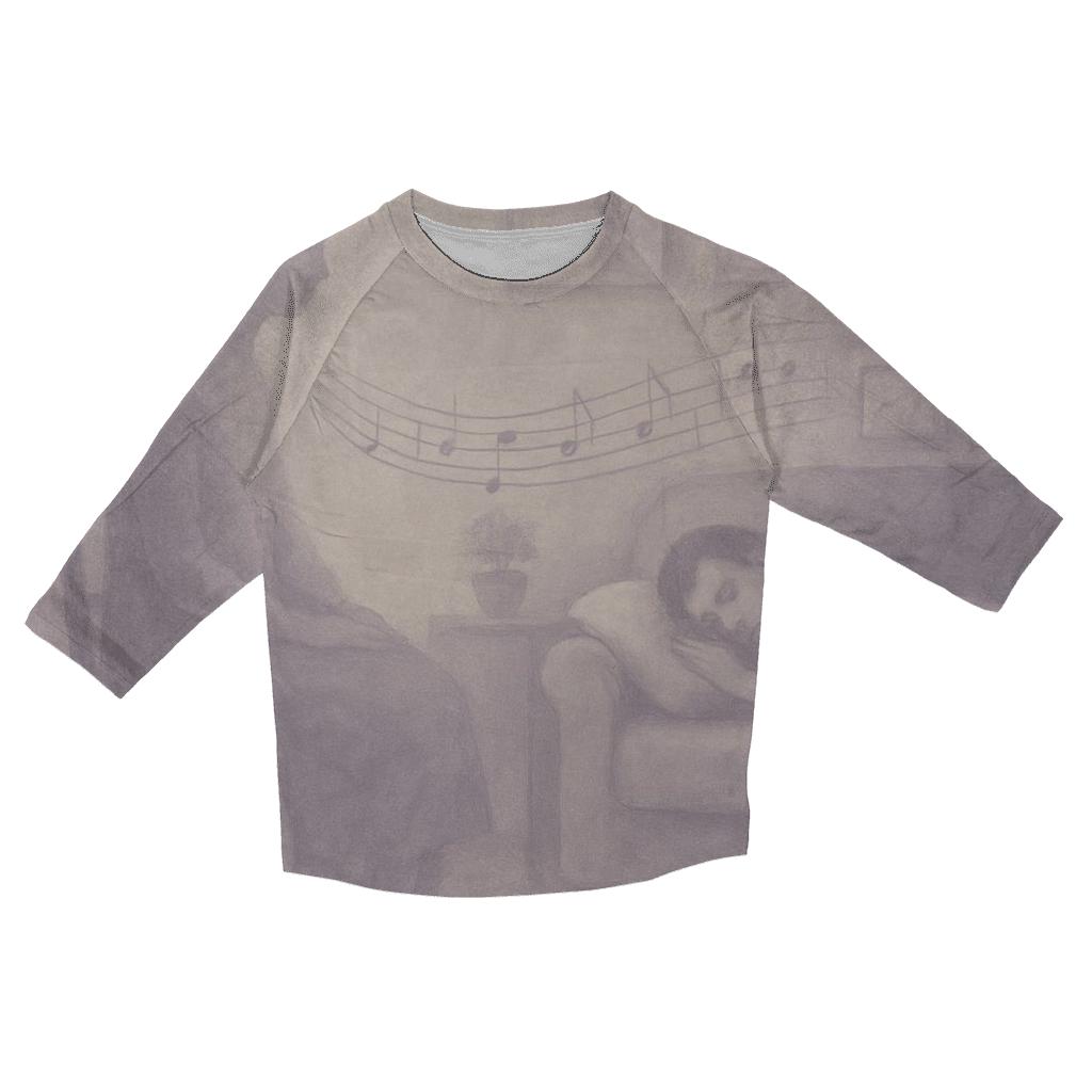 The Lullaby That Never Truly Ends casual three quarter sleeve shirts