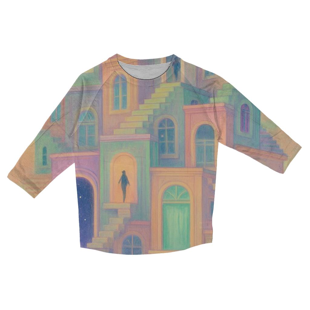 Mismatched Doorway City personalized 3/4 sleeve tees