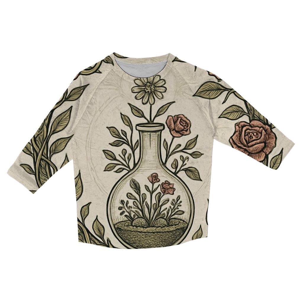 Alchemical Garden Ouroboros designer 3/4 sleeve blouses