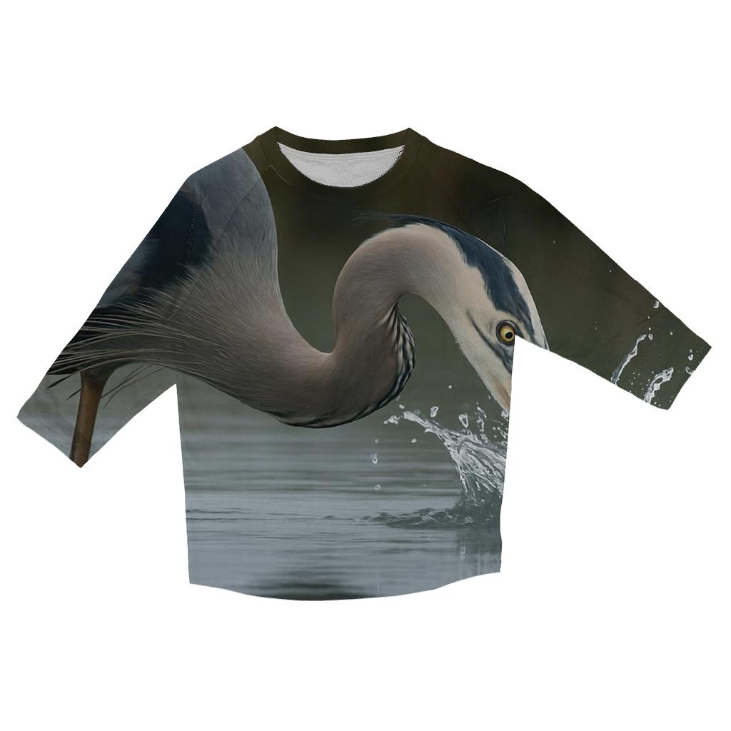 Estuary Heron Mirror Strike trendy 3/4 sleeve tops