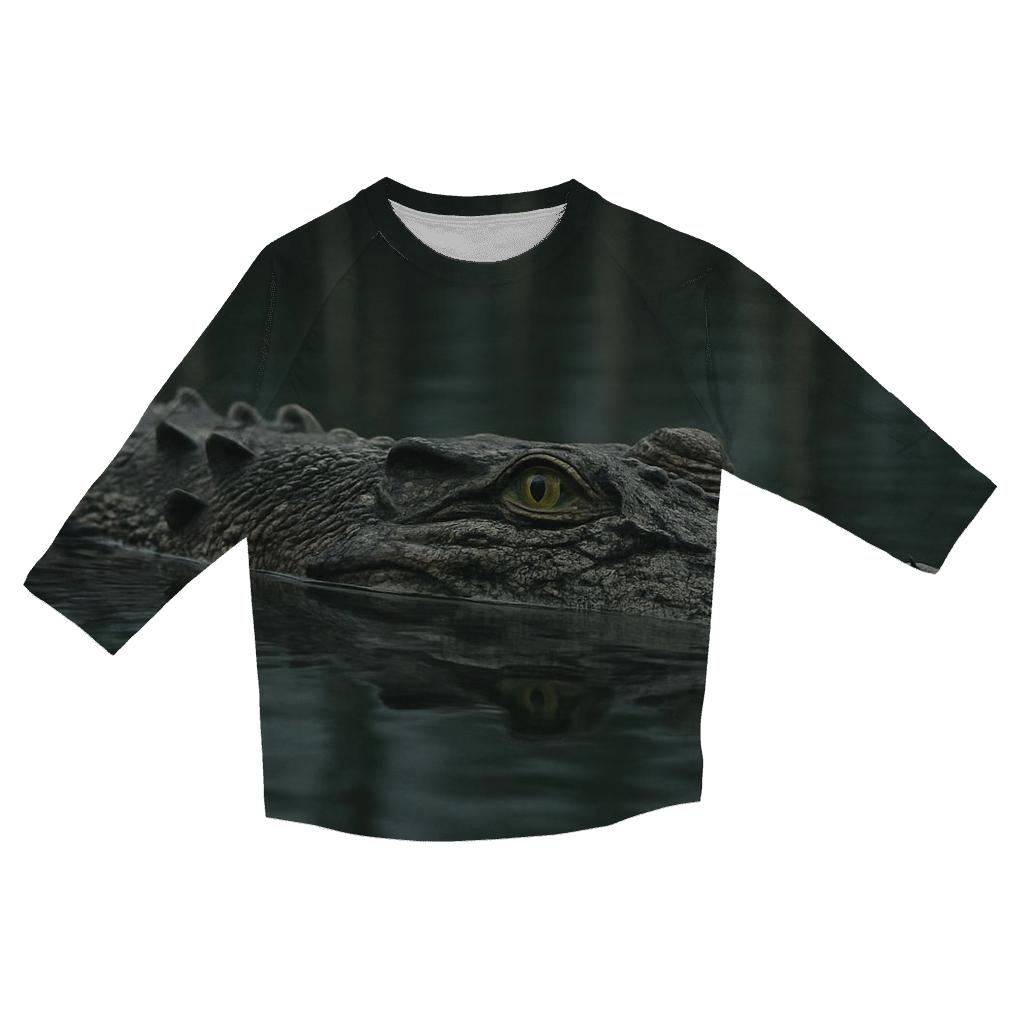 Mangrove Crocodile Surface Glide casual three quarter sleeve shirts