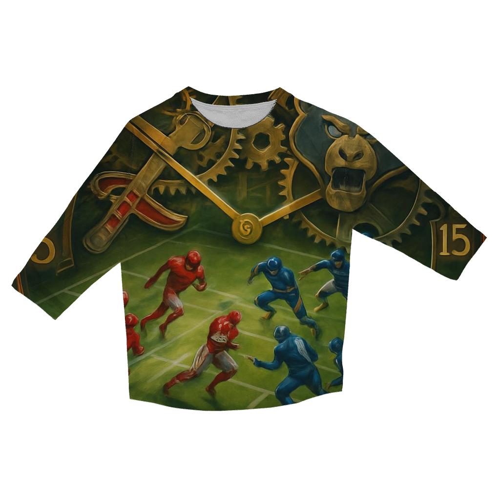 Clockwork Rivalry Two Minute Drill custom 3/4 sleeve shirts