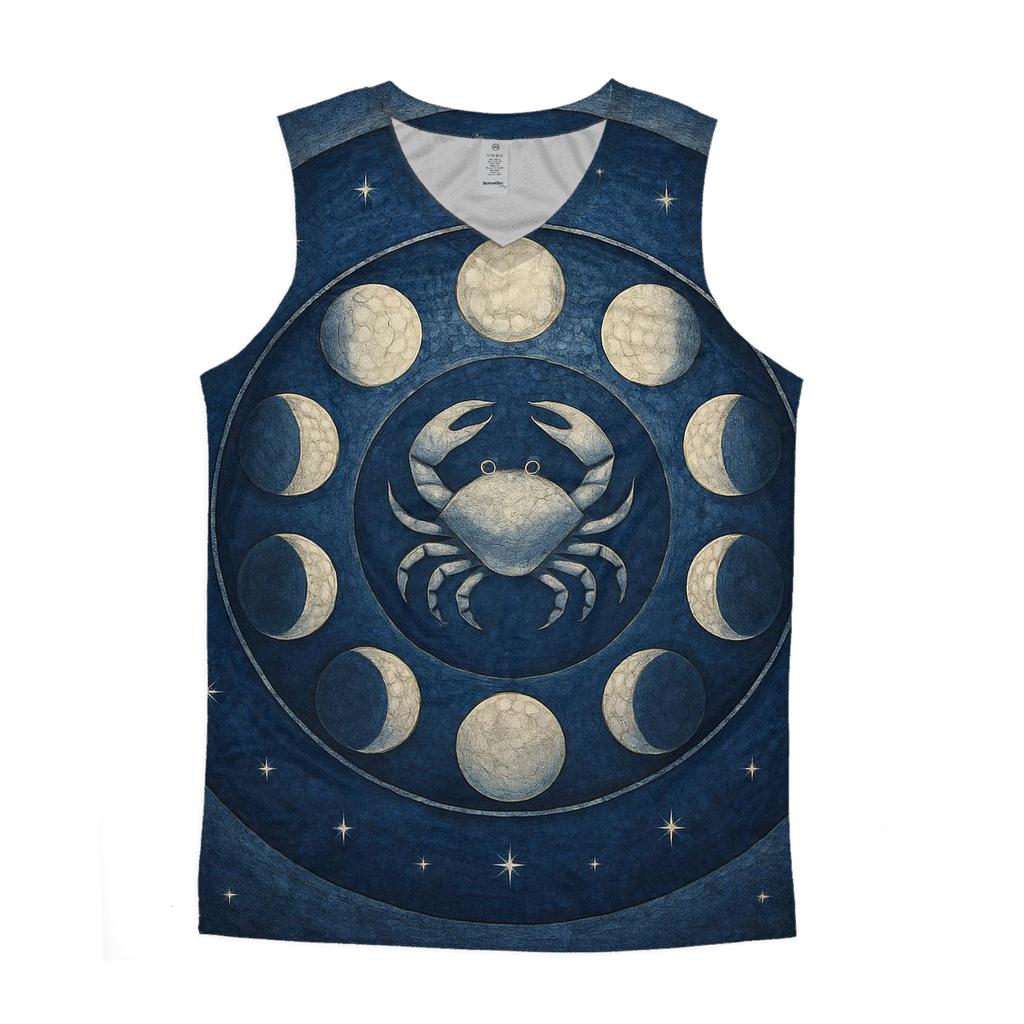 Cancer Lunar Tides Mosaic stylish racerback tanks