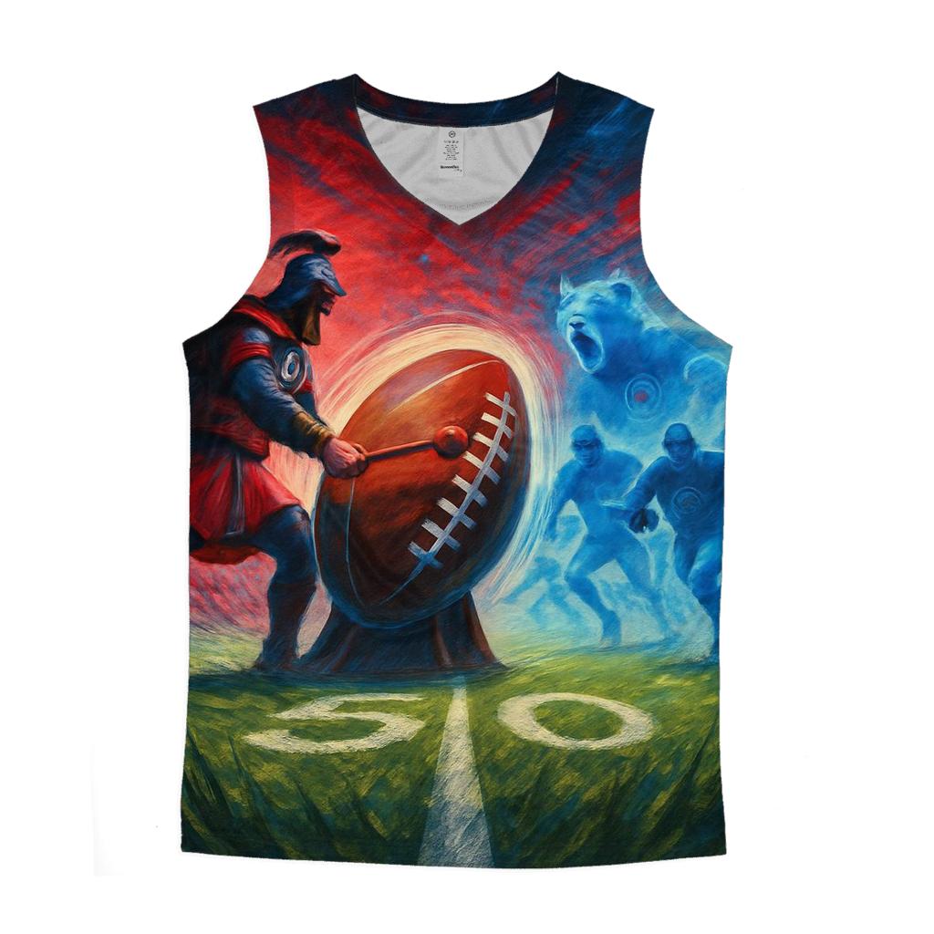 Midfield War Drum And Bear Charge stylish racerback tanks