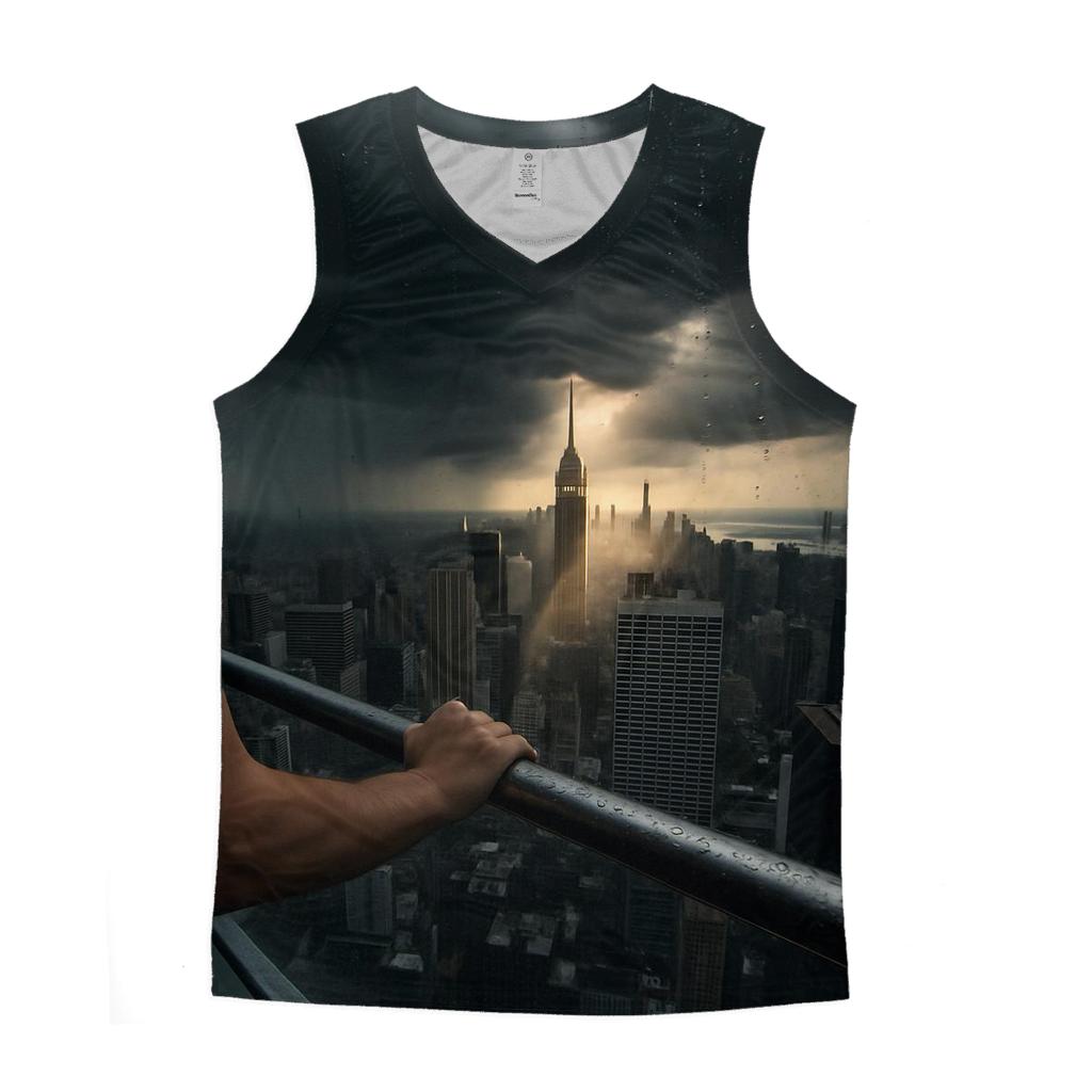 Edge Observation Deck View During Summer Thunderstorm cotton sleeveless tops
