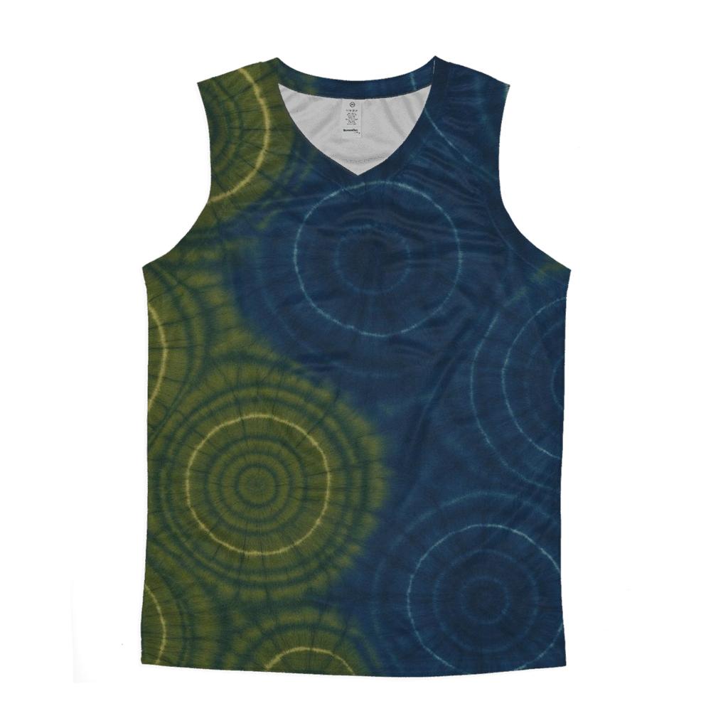 Overdye Forest Ripple Rings stylish racerback tanks