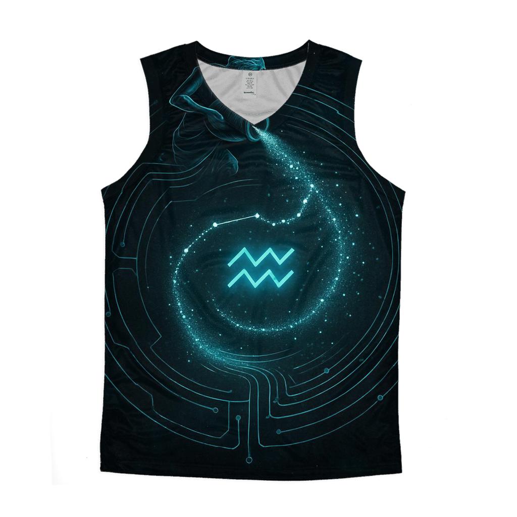 Aquarius Celestial Water Circuit sports performance tank tops