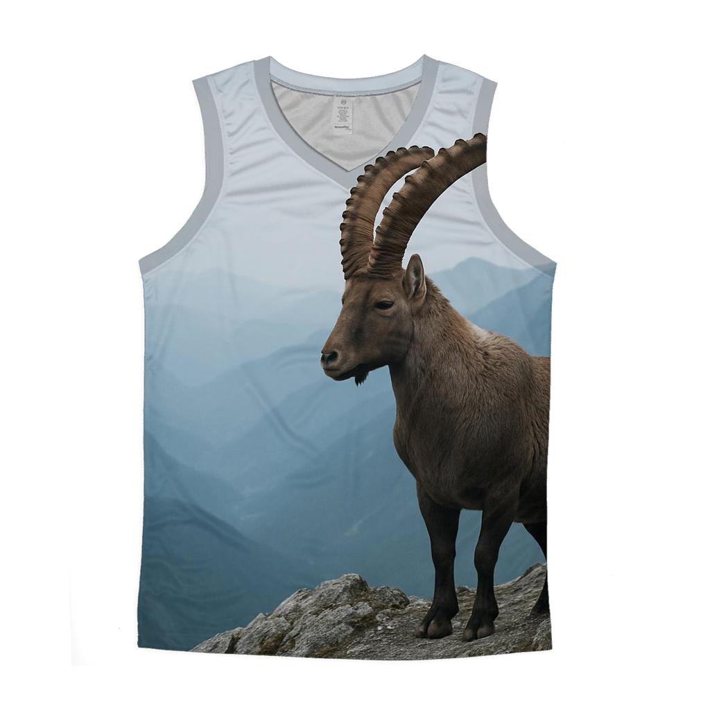 Alpine Ibex Ridge Silhouette sports performance tank tops