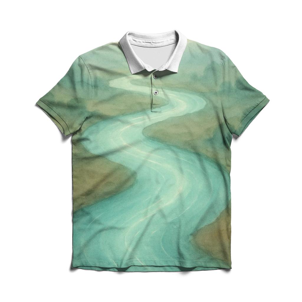 River Of Quiet Light personalized polo shirts