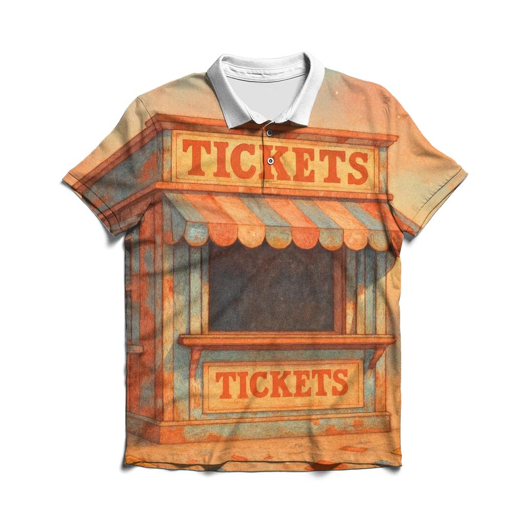 Faded Carnival Ticket Pavilion designer slim fit polos