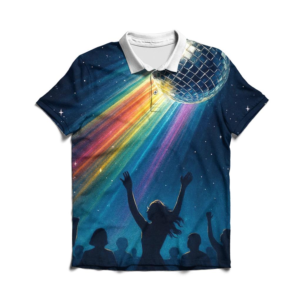 Disco Comet Trail premium cotton polo shirts