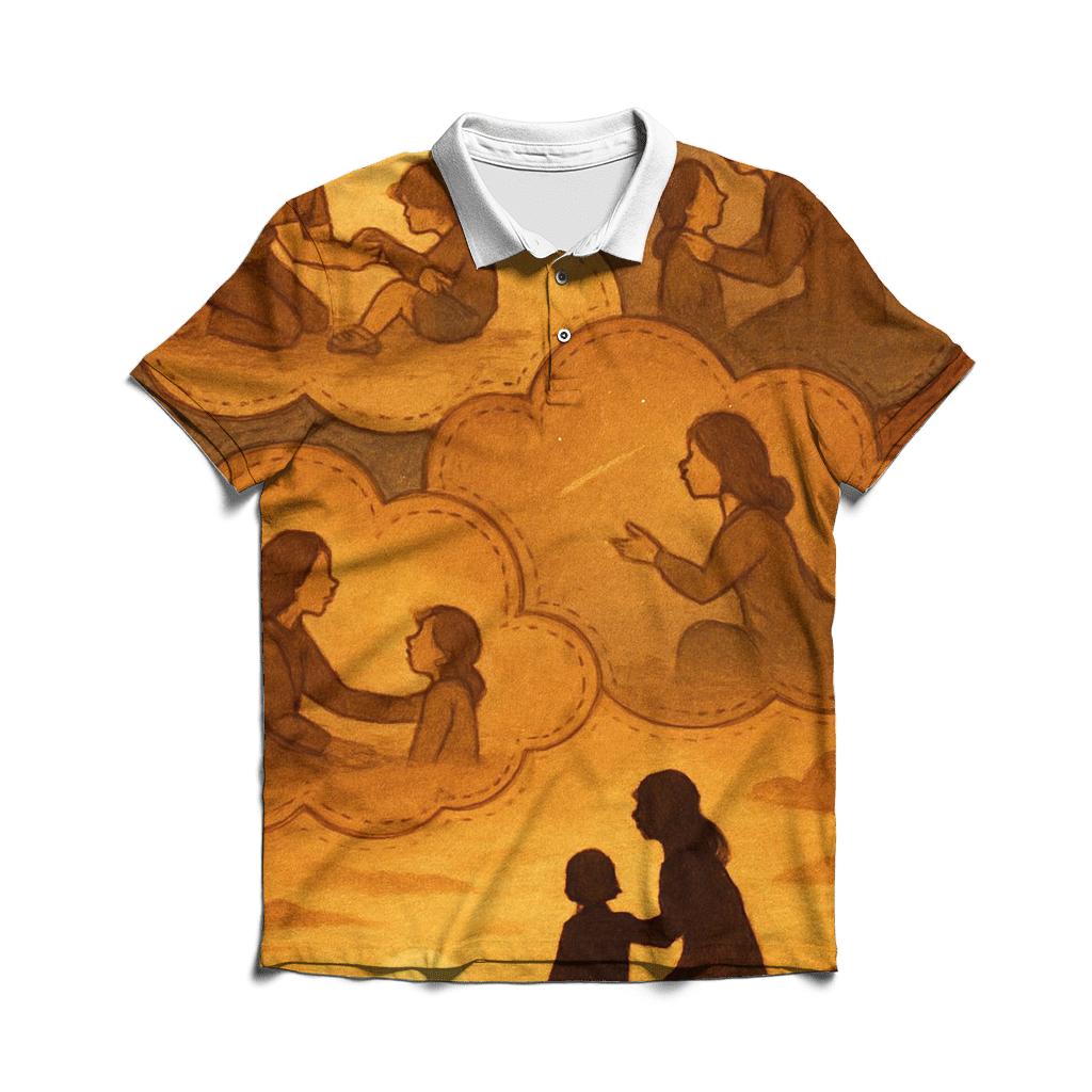 Promises Sewn Into Every Tomorrow premium cotton polo shirts